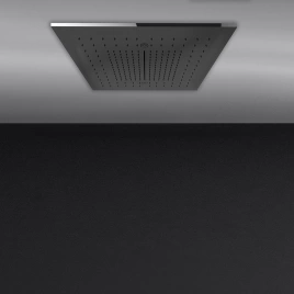 Gessi Minimali Встраиваемая в потолок душевая система 500x500 с функцией ТРОПИЧЕСКИЙ ЛИВЕНЬ/ВОДОПАД/РАСПЫЛЕНИЕ, цвет Mirror Steel (57907#238)