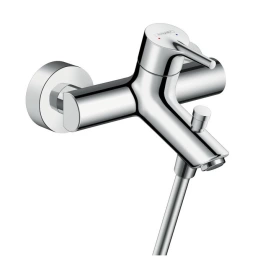 Hansgrohe Talis S Смеситель для ванны настенный, излив 166мм, с переключателем, цвет: хром (72400000)