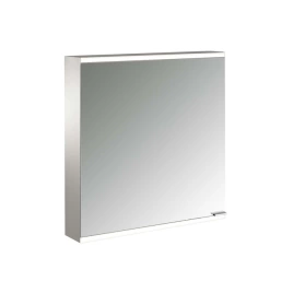 Emco Prime Зеркальный шкаф с подсветкой LED2 Facelift навесная модель, 600 mm, 1-дверка, IP 20 петли слева, задняя панель цвет белый (9497 063 21)