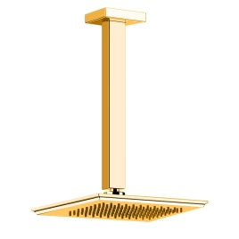 Gessi Eleganza Верхний душ потолочный, высота от 115 до 1865мм, цвет: золото (46150#080)