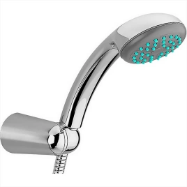 CISAL Shower Душевой гарнитур:ручная лейка,шланг 150 см,держатель настенный для лейки, цвет хром (DS01802321)