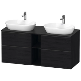 Duravit D-Neo Тумбочка подвесная, 644x1400x550 мм, 2 ящика, цвет: Black Oak (DE4970B1616)