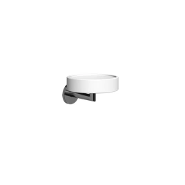 Gessi Tondo Мыльница настенная белая, цвет: Black XL (63601#299)