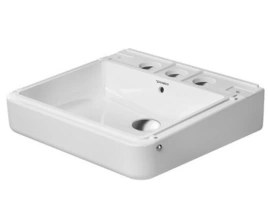 Раковина Duravit DuraStyle подвесная с переливом 450х335 мм с 3 отв под смесительитель цвет белый (2631520030)
