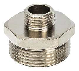 Ниппель STOUT НН переходной 1 1/4 x 1/2 никелированный