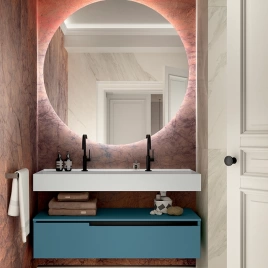 OASIS Столешница 1200х515х12 мм, цвет Cobalto матовый (091L15B 120 M171)