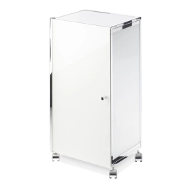 Decor Walther RW 1 Шкафчик передвижной 38x30x80см, стекло белое, цвет: хром (702304)