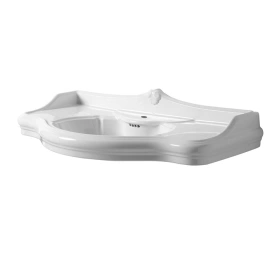 AZZURRA JUBILAEUM раковина со спинкой 112*62см с 1 отв под смеситель, цвет белый