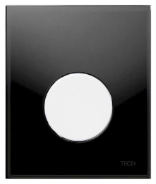 Кнопка смыва TECE Loop Urinal 9242654 черное стекло-кнопка белая