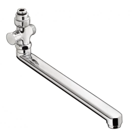 Hansgrohe Metris S Длинный поворотный излив 300мм, для настенного смесителя, с переключателем для душа, цвет: хром (14495000)