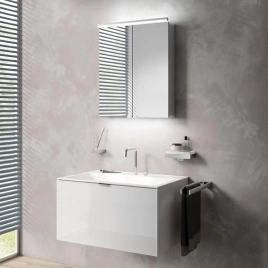 Emco Vanity units Раковина (мин. литье), 800х522 мм, для тумб 9583 274 22 и 9583 275 22, без перелива, с 1 отв, цвет белый (9577 114 81)