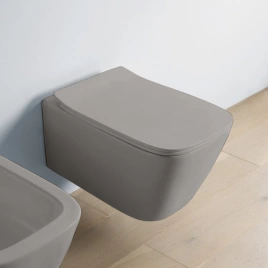Artceram A16 Унитаз подвесной, 52,5х36см, безободковый, с крепежом, цвет: grigio oliva (ASV003 15 00)