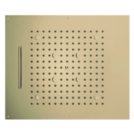BOSSINI DREAM/3 Верхний душ 570 x 470 mm, 3 режима (дождь, каскад, туман), с LED (белый), блок питания/управления, цвет: античная бронза (H38940.022)