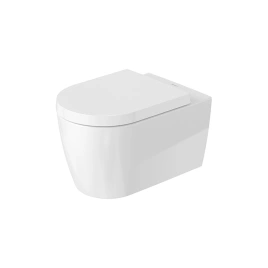 Duravit Me by Starck Унитаз подвесной Rimless 570х370 мм, с креплениями, вкл. крепление Durafix,с покрытием WonderGliss цвет белый матовый (25290926001)