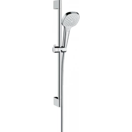 HG Croma Select E Vario Душевой набор: штанга 650mm, ручной душ 110, 3jet (Rain, IntenseRain, Turbo Rain), шланг, цвет: белый/хром (26583400)