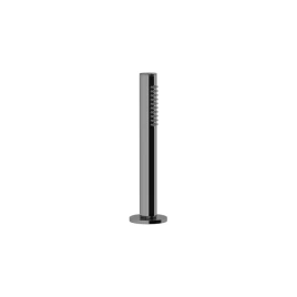 Gessi Ingranaggio Душевой комплект на борт ванны, состоящий из держателя, шланга 1,50 м и лейки, цвет: Black Metal Brushed PVD (63327#707)