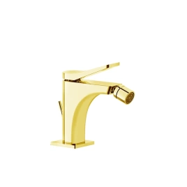 GESSI Rilievo Смеситель для биде на 1 отв, с донным клапаном излив 114мм, цвет Gold Brushed CCP (59007#087)