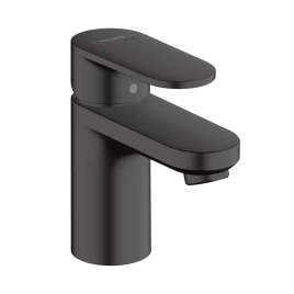 Hansgrohe Vernis Blend Смеситель для раковины 70, на 1 отв, с донным клапаном, излив 89мм, h71мм, цвет: матовый черный (71550670)