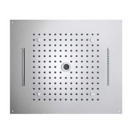 BOSSINI DREAM/4 Верхний душ 570 x 470 mm, 4 режима (дождь, каскад, водопад, моноструя), с 4 LED (белый), блок питания/управления, цвет: хром (H38919.030)