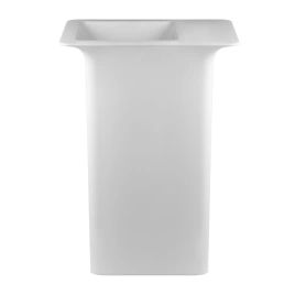 Раковина Gessi iSpa напольная 60х45см с 3мя намечотверстиями слив в пол с донным клапаном и сифоном цвет матовый белый