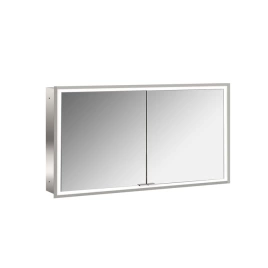 Emco Prime Зеркальный шкаф с подсветкой LED Facelift встраив. модель, 1300 mm, 2-дверки, IP 20 задняя панель цвет белый (9497 063 95)