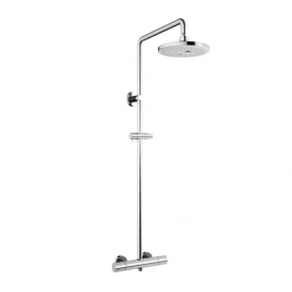 TOTO SHOWERS Душевая стойка, 220x586x1200мм, с термостатическим смесителем, SMA, Comfort Wave, Warm Spa, цвет: хром (без шланга и ручного душа) (TBW01404R)