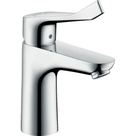 Hansgrohe Focus Care Смеситель для раковины с донным клапаном, на 1 отв, излив 119мм, h94мм, длинная ручка, цвет: хром (31911000)