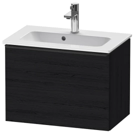 Duravit D-Neo Тумбочка подвесная, Compact 440x610x372, 1 ящик, цвет: Black Oak (DE426801616)