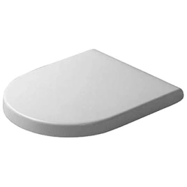Duravit Starck 3 Сиденье для унитаза с микролифтом (Soft Close), цвет: белый, петли нержавеющая сталь (63890000)