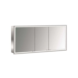 Emco Prime Зеркальный шкаф с подсветкой LED Facelift встраив. модель, 1400 mm, 3-дверки, IP 20 зеркальная задняя стенка (9497 062 97)