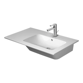 Раковина Duravit ME by Starck подвесная 83х49см 1 отв с переливом с полкой слева цвет белый (2346830000)