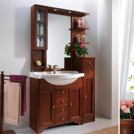 EBAN Giada NEW Тумба правая (DX) без ручек 26x31xh107 см, цвет noce (!c незначительным дефектом!) (FKMGD---DN noce newx3 %%)