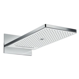 HG Rainmaker Select 580 Верхний душ 586x258мм, настенный, 3jet (Rain, Rainflow Waterfall, MonoRain), цвет: белый/хром (24001400)