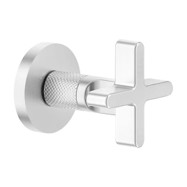 GESSI INCISO Запорный кран для термостатического смесителя высокой производительности, резьба 3/4 (внешняя часть), цвет: хром (58363#031)