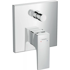 Hansgrohe Metropol Встраиваемый смеситель для ванны с переключателем и обр. клапанами (внешняя часть), цвет: хром (32546000)