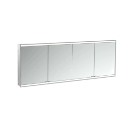 Emco Prime Зеркальный шкаф с подсветкой LED 2 Facelift встраив. модель, 2000 mm, 4-дверки, IP 20 зеркальная задняя стенка (9497 062 67)