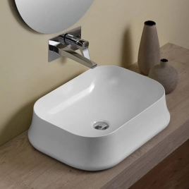 Раковина SIMAS Sharp накладная 60х42см с 1 отв под смеситель