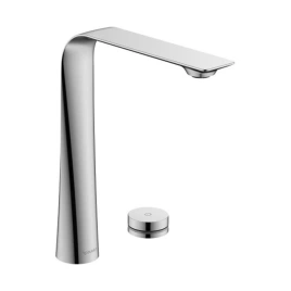 Duravit D.1 Смеситель для раковины на 2 отв. высокий h=253мм, электронный с питанием от сети, цвет: хром (D11110008010)