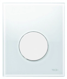 Кнопка смыва TECE Loop Urinal 9242650 белое стекло