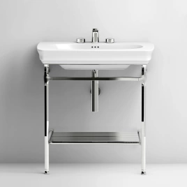 Artceram CIVITAS Структура металлическая Quadra для раковины 68 см, полка сетка, цвет хром (CIA002 71)