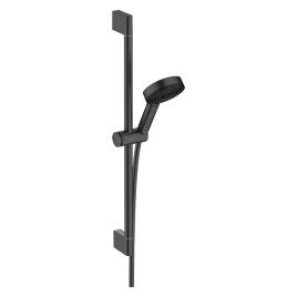HANSGROHE PULSIFY Душевой набор с штангой 650 мм, ручным душем 105 мм. 3jet Relaxation и шлангом 1600 мм, цвет черный матовый (24160670)