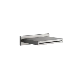 Gessi Rettangolo Каскадный излив для душа настенный, для монтажа с удаленным управлением (не входит в комплект), цвет: шлифованная сталь (20293#239)