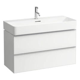 Laufen Pro S Комплект, раковина и база 1000х500х610 мм, с 1 отв под смеситель,с 2 ящиками с мех. push-and-pull, белый матовый (8.6496.2.260.104.1)