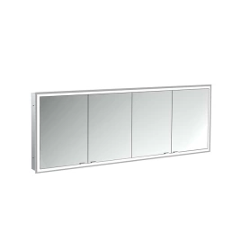 Emco Prime Зеркальный шкаф с подсветкой LED Facelift встраив. модель, 1800 mm, 4-дверки, IP 20 зеркальная задняя стенка (9497 062 98)