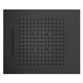 BOSSINI DREAM/3 Верхний душ 570 x 470 mm, 3 режима (дождь, каскад, туман), цвет: черный матовый (H38930.073)