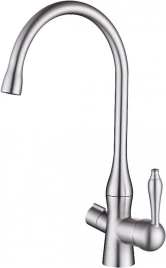 Смеситель Zorg Sanitary ZR 339 YF Satin для кухонной мойки
