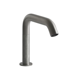 GESSI 316 CESELLO Смеситель для раковины, электронный, с кран-фильтром для регулировки температур и напора воды, выс излива 150 мм, цвет Steel Brushed (54481#239)