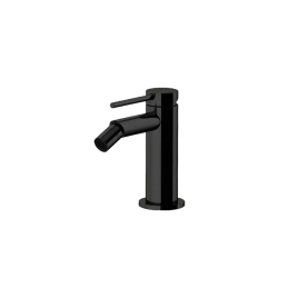 GATTONI CIRCLE TWO Смеситель для биде на 1 отверстие, с донным клапаном, цвет NERO OPACO (9150/91NO)