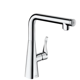 Hansgrohe Metris Select Смеситель для кухни на 1 отв, поворотный излив, цвет хром (14847000)