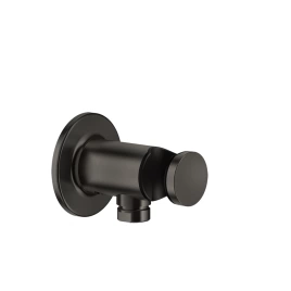 GESSI INCISO Вывод воды с держателем для душевой лейки на 1/2, цвет: nero XL (58161#299)